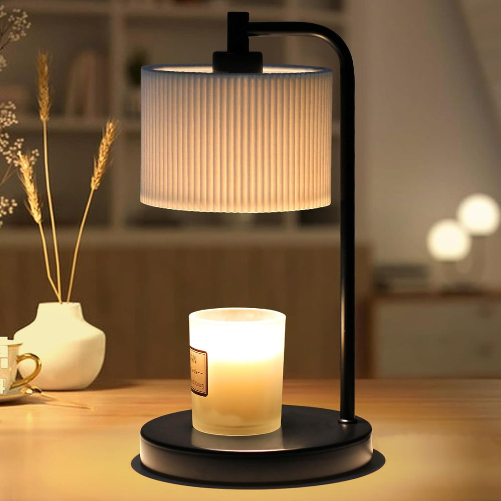 NITOWOLF Candle Warmer Lamp with Timer, Dimmable Wax Warmer Lamp Candle Lamp ...