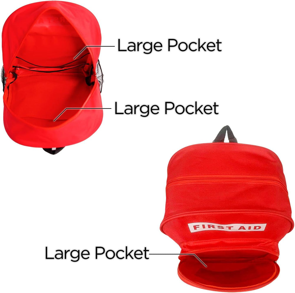 First Aid Backpack, Emergency Medical Backpack, Waterproof & Large Capaci...
