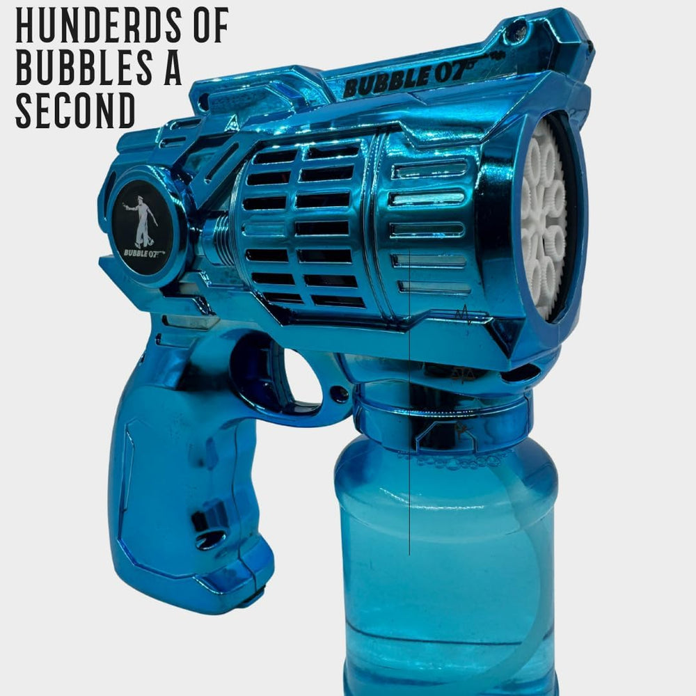 Bubble 07 Adult Bubble Gun - 200 Bubbles Per Second - Handheld Bubble Machine...