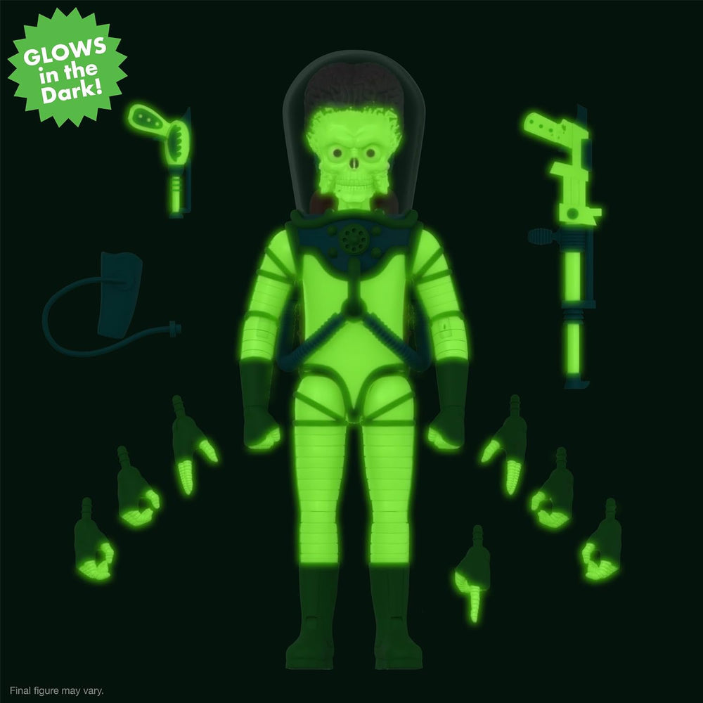 Super7 ULTIMATES! Mars Attacks Martian The Invasion Begins (Glow) - 7"