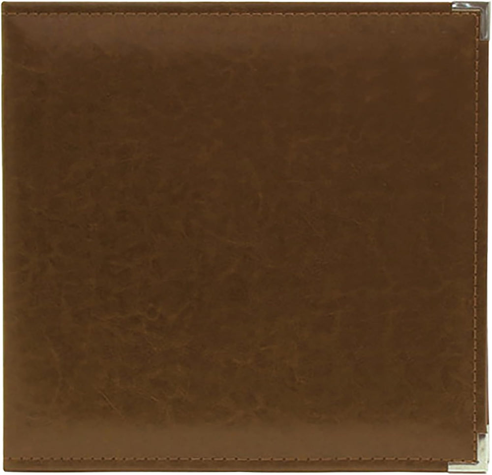 We R Memory Keepers 12x12 Photo Album - Faux Leather with 5 Page Protectors a...