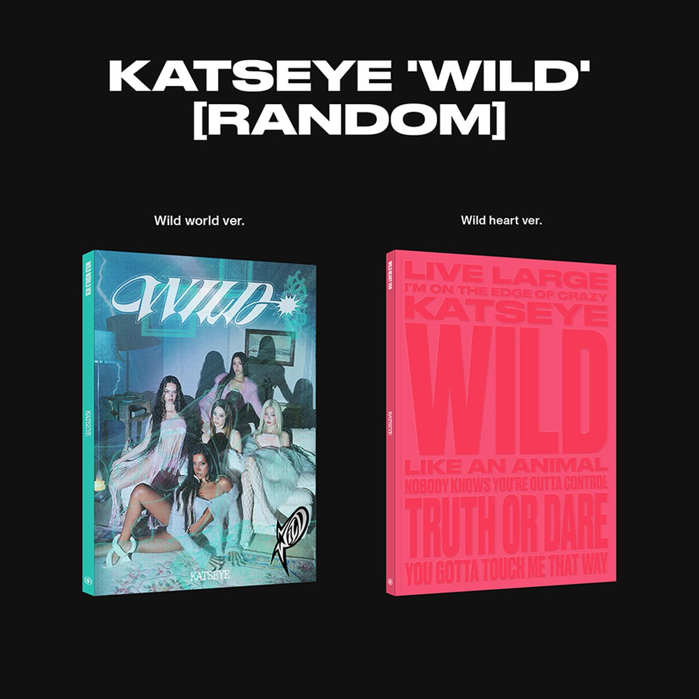 KATSEYE WILD EP Album Random Ver. 3 Extra Photocards