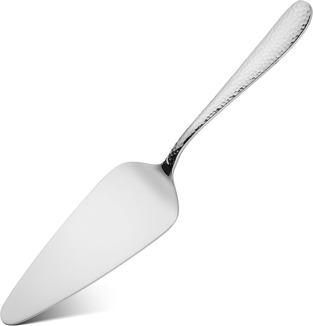 Hudson Essentials Bergamo Hammered 18/10 Stainless Steel Wedding Cake Knife &...