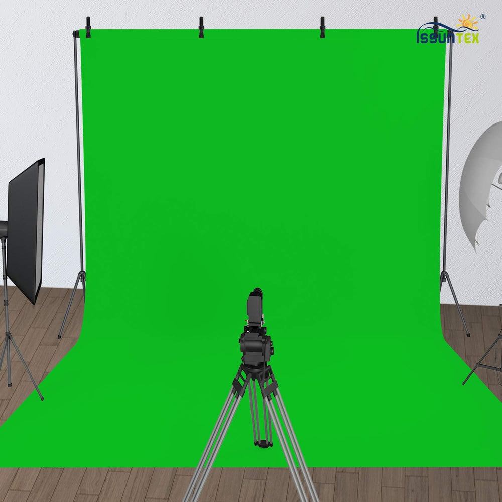 ISSUNTEX 10X16 ft Background Muslin Backdrop, Photo Studio, Collapsible High ...