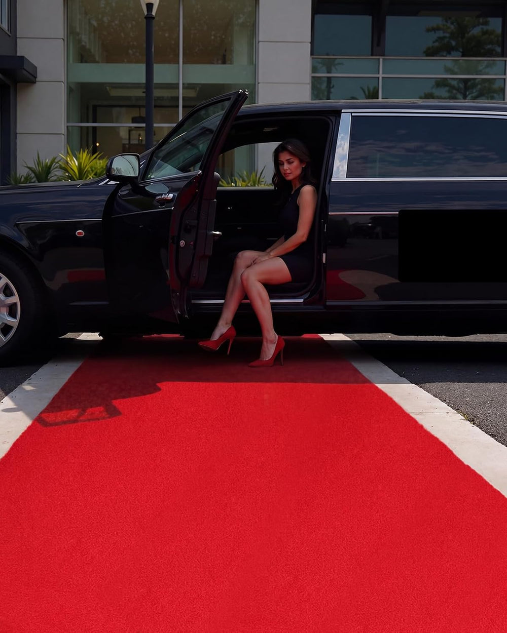 Red Carpet Runner 4x30 ft, Heavy Duty 450 GSM Thick Wedding Aisle Runner, No ...