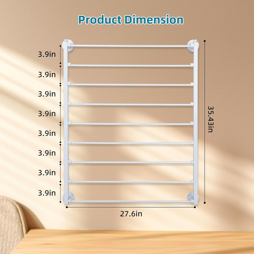 9 Tier Ribbon Storage Organizer, Wall Mounted Ribbon Holder,