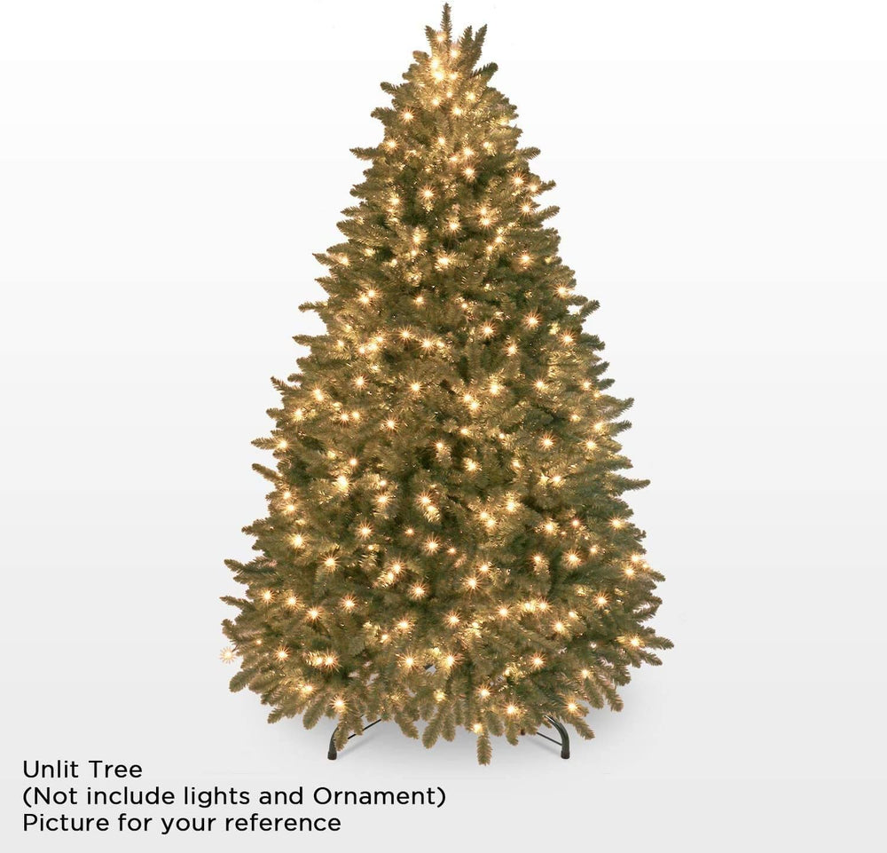 OasisCraft 6.5ft Christmas Tree, Premium Hinged Blue Spruce Artificial Christ...