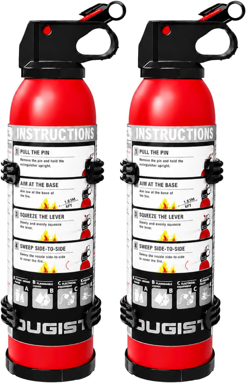 Small Fire Extinguisher for Home & Car – (2-Pack, 1.32lb Each) Portable A...