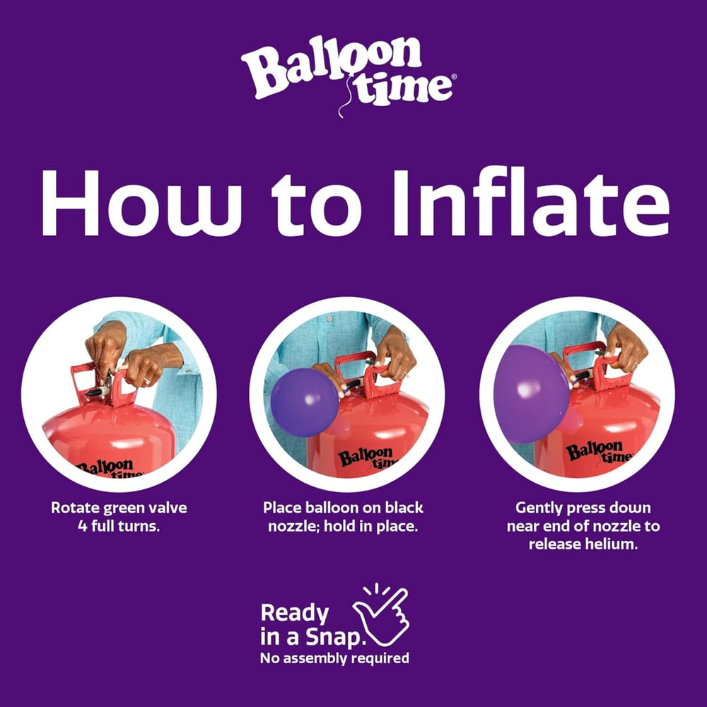 14.9 Cu Ft Helium Tank for Balloons At Home Balloon Pump Kit