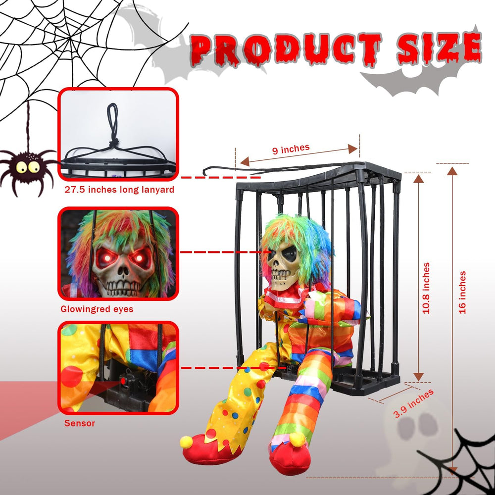 Animated Hanging Decoration with Infrared Sensor, Motion-Activated Sound &...