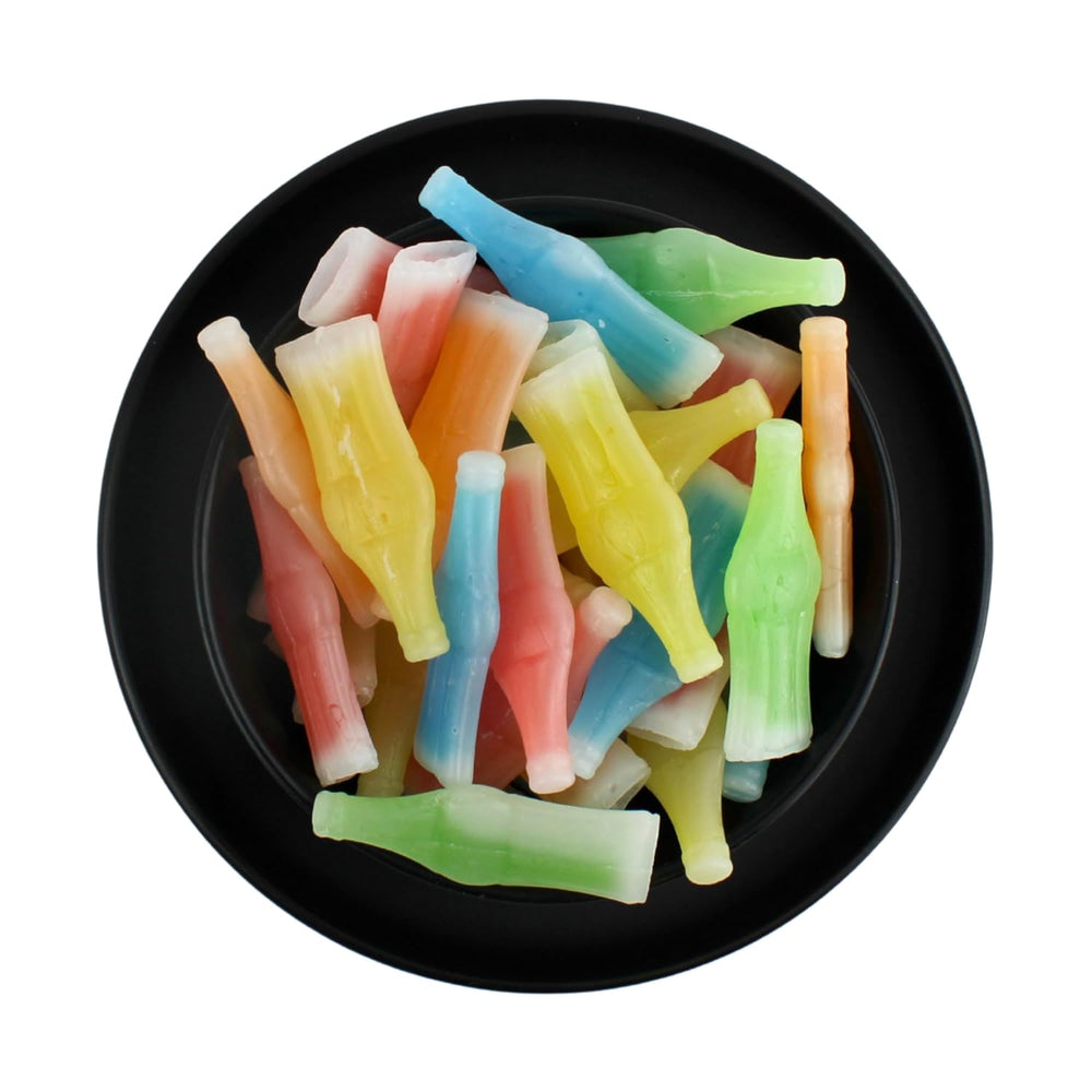 Nik-L-Nips Assorted Wax Candy Bottles, Wax Bottle Candy, 2 lb