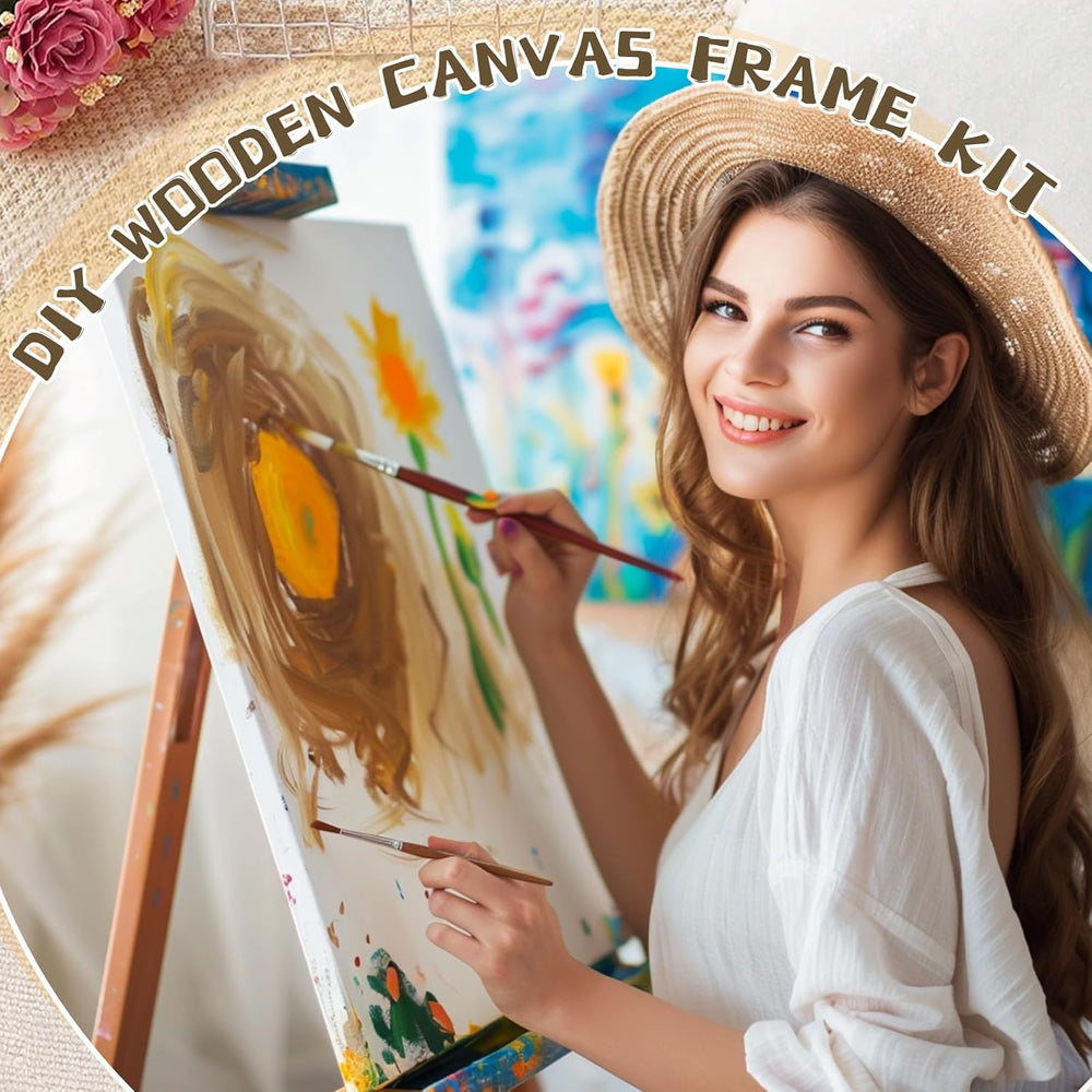 4 Pack 16x20 Inch Canvas Stretcher Bars DIY Frame Kit
