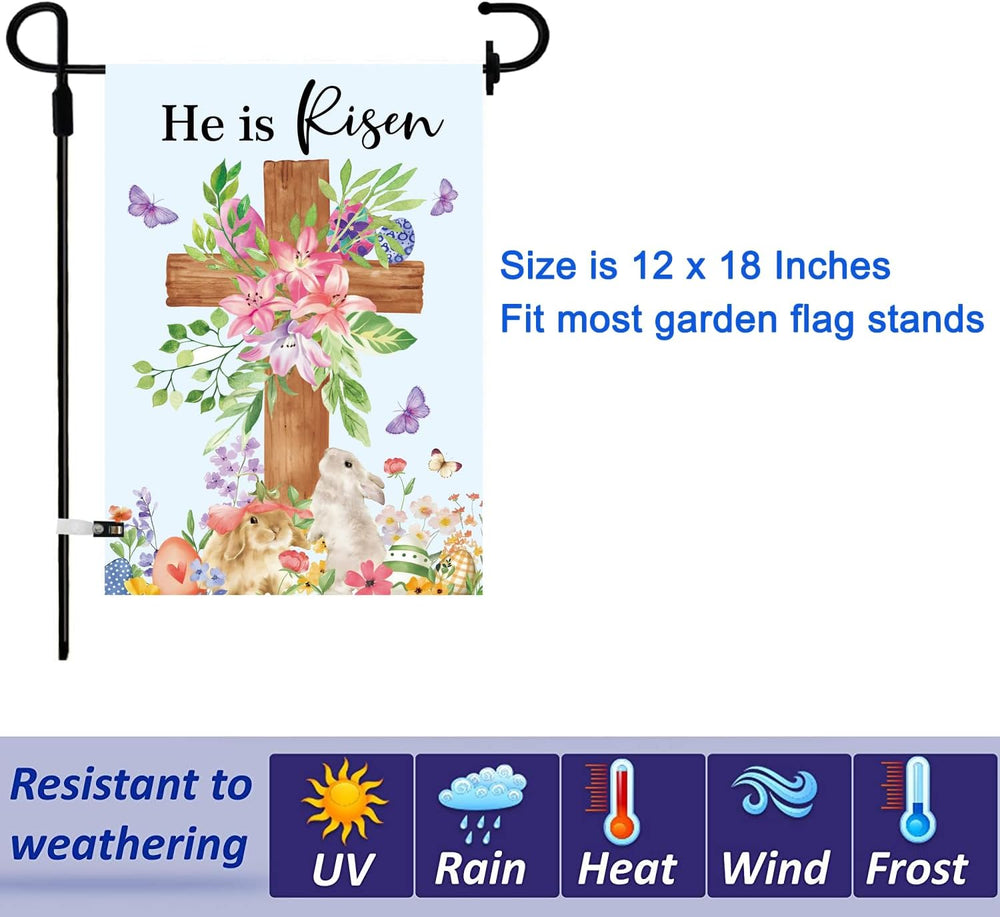 Seasonal Garden Flag Set of 20 - Double Sided 12 x 18 Inch Small Yard Flags