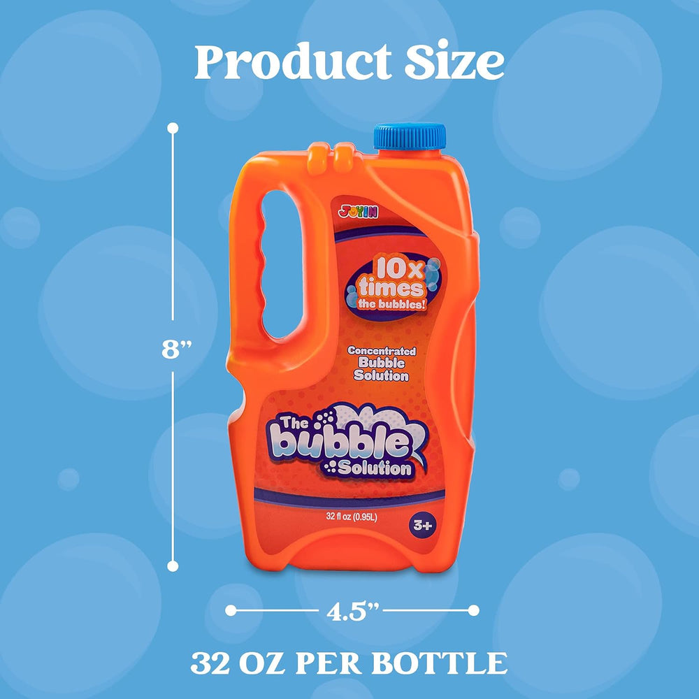 JOYIN 3 Packs 32 oz Bubble Concentrated Solution (up to 7.5 Gallon), Refill S...