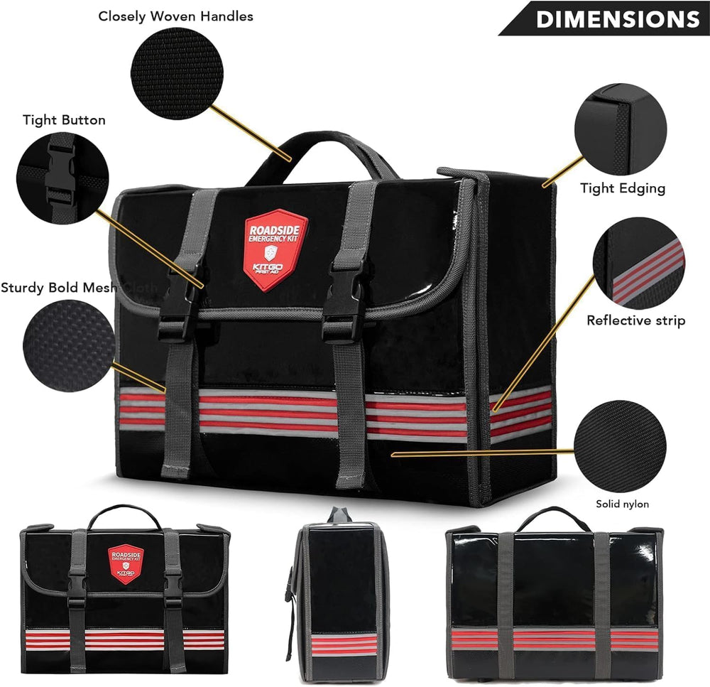 Car Emergency Kit (126 Piece),Gift for Father Women Friend, Premium Roadside ...