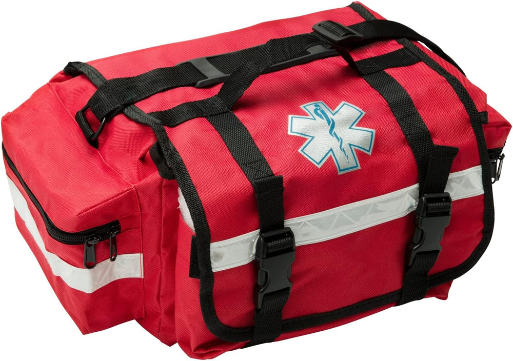 NOVAMEDIC NM-RO63-R Empty First Responder Bag, 17 x 9 x 7 Inch, Red