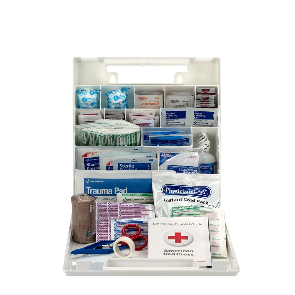 First Aid Only 225-AN 50-Person OSHA-Compliant First Aid Kit, Emergency First...