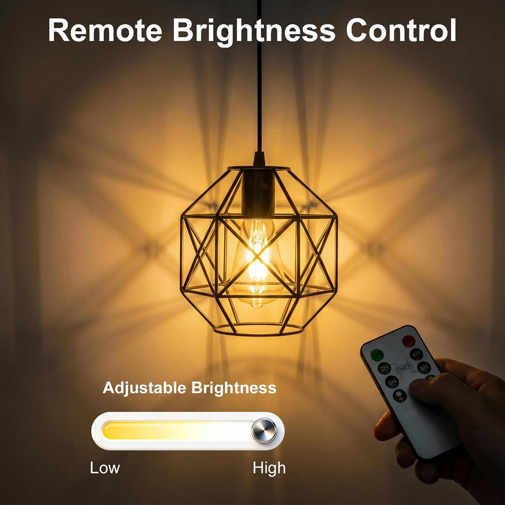 Battery Operated Chandelier Outdoor, Remote Control Hanging Gazebo Lights
