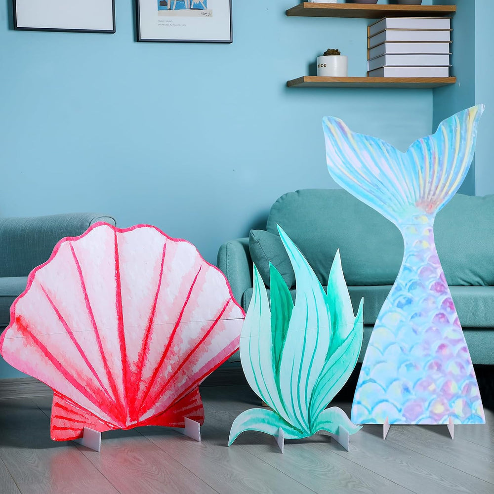 3 Pcs Large Sea Party Stand Under The Sea Party Decorations Set