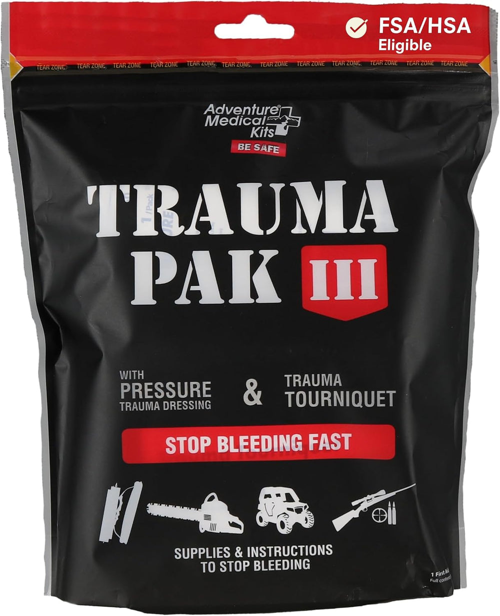 Adventure Medical Kit Trauma Pak III - Medical First Aid Kit - Emergency Trau...