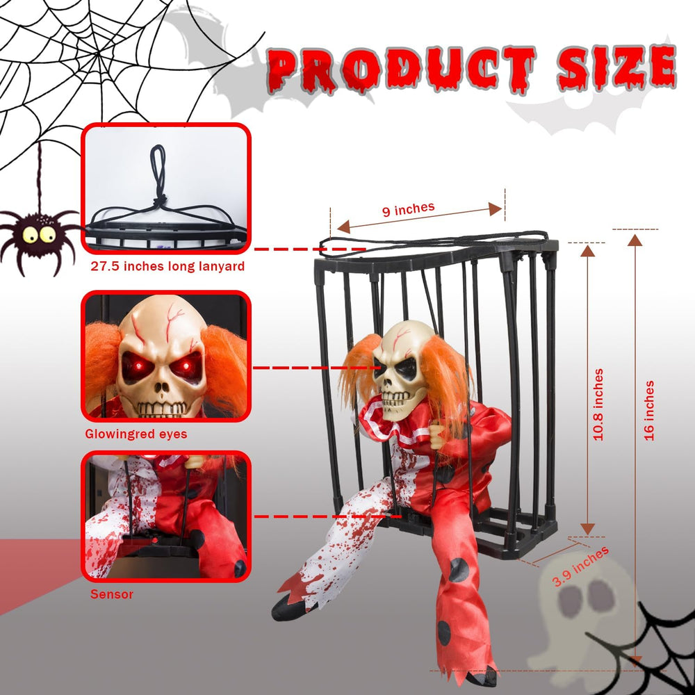 Animated Hanging Decoration with Infrared Sensor, Motion-Activated Sound &...