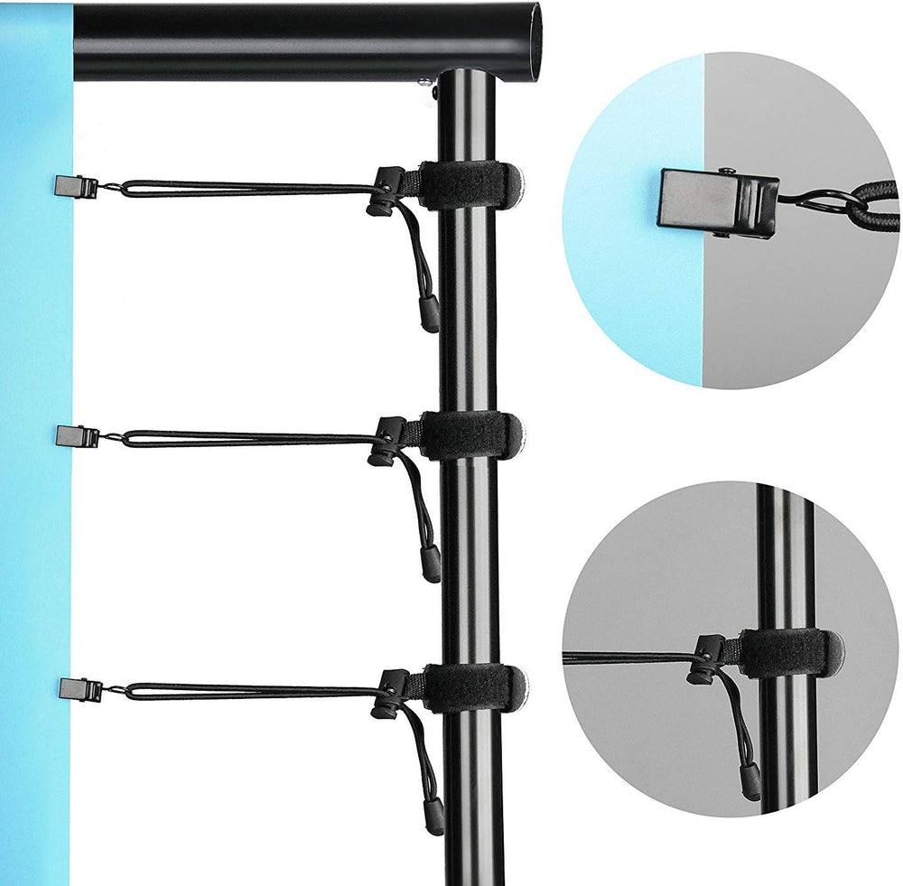 SLOW DOLPHIN Photo Video Studio 20ft (Wide) x 10ft (Tall) Heavy Duty Adjustab...