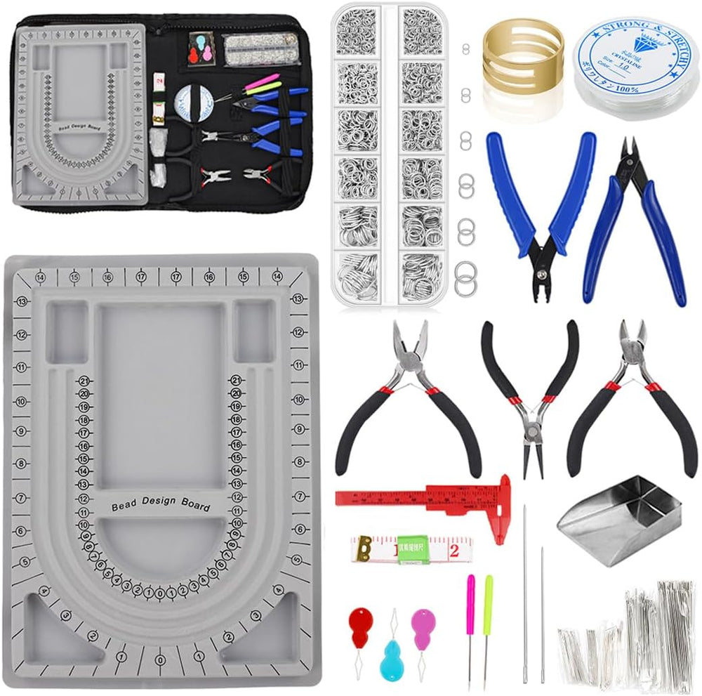 Bead Boards Jewelry Making Supplies for Adult Bead Tray Necklace Design Board...