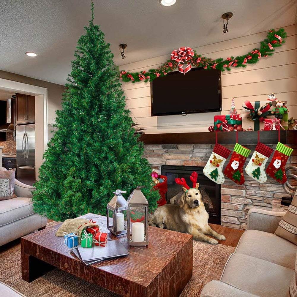 Bonnlo Upgraded Full 7 Feet Unlit Artificial Full 1100 Tips Branches Christma...