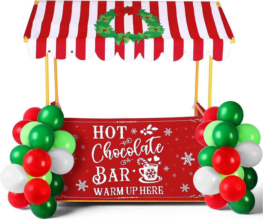SmoothNovelty Christmas Hot Chocolate Bar Stand Decor Supplies Kit Warm up He...