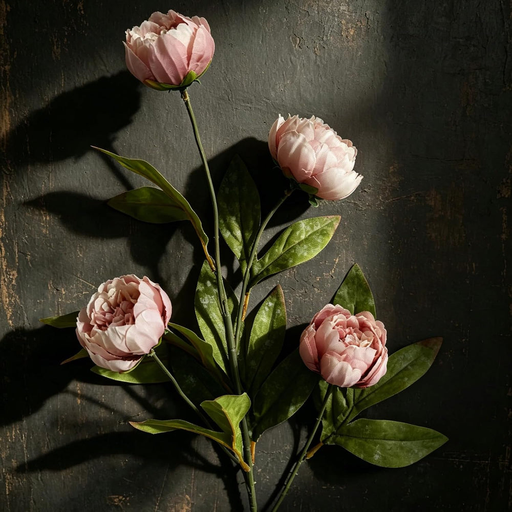 6Pcs Viral Peony Artificial Flowers for Vase
