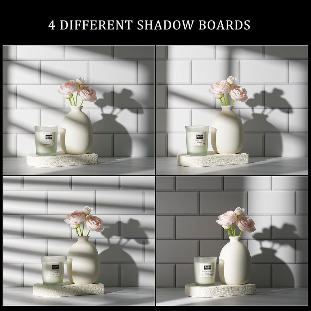 Photography Backdrops with Shadow Boards, 23x35in, 10 Pcs Background Paper