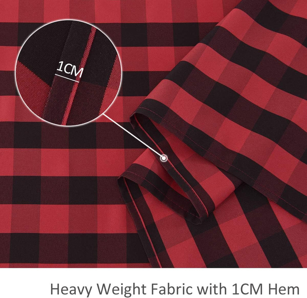 Checkered Tablecloth Stain Resistant Waterproof Wrinkle Resistant Spillproof ...