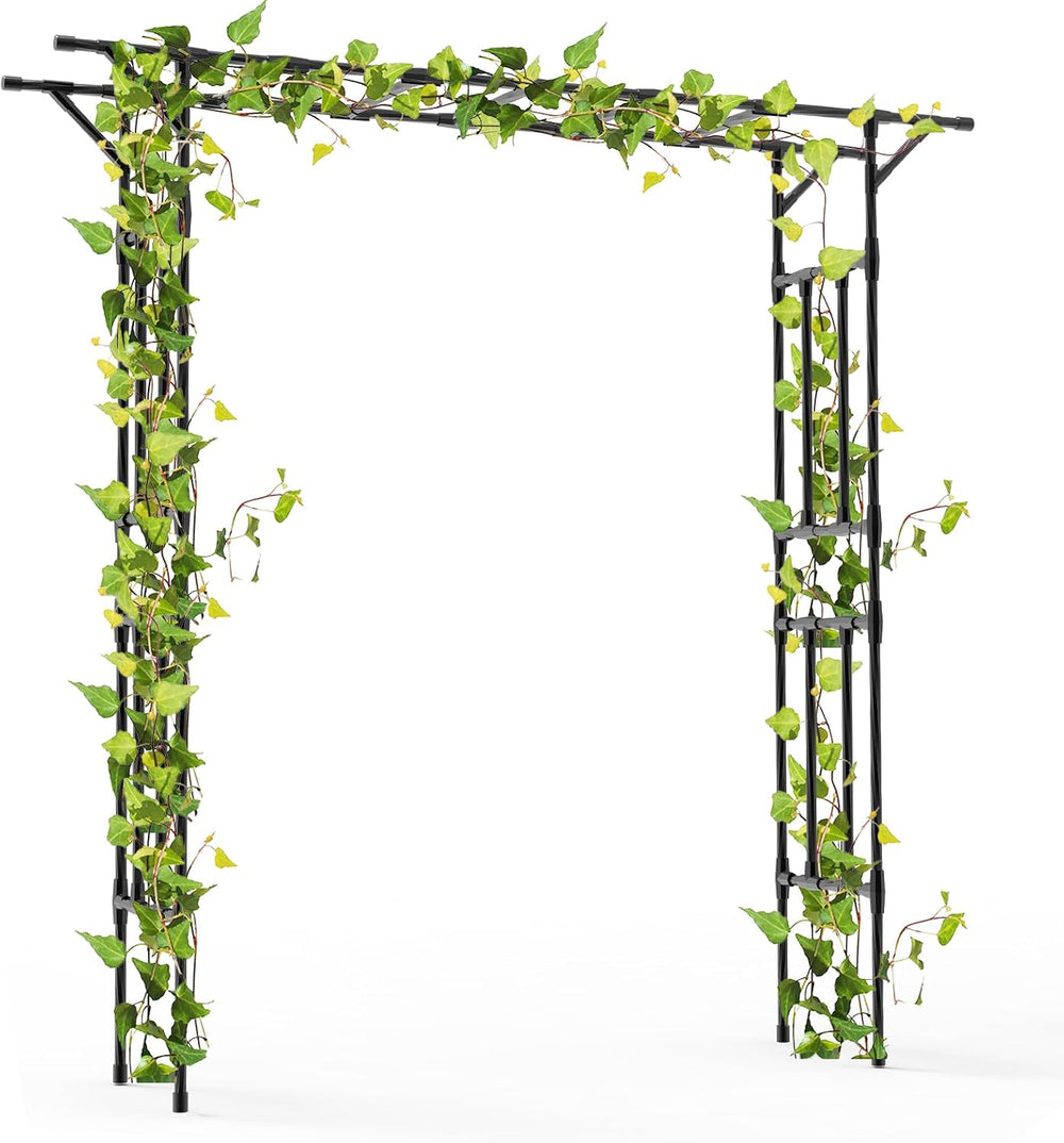 Garden Arch Trellis - 79" L x 86" H Supersize Flattop Garden Arch