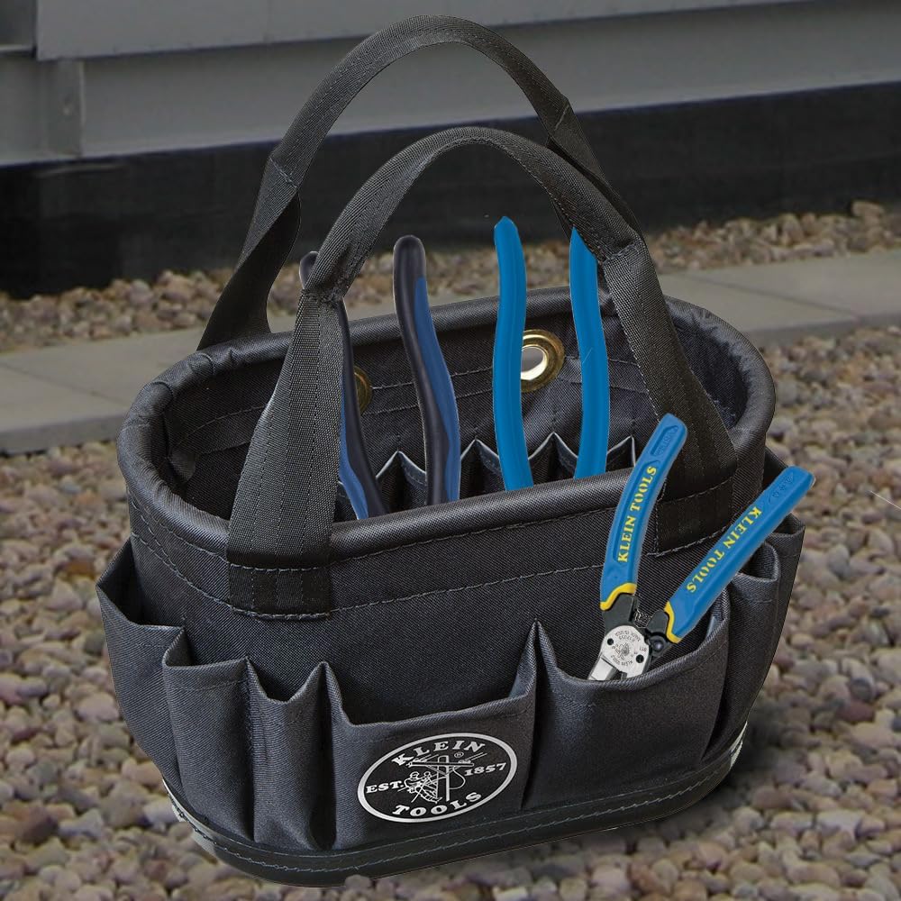 Klein Tools 5144BHB14OS Hard-Body Bucket, 29 Pockets