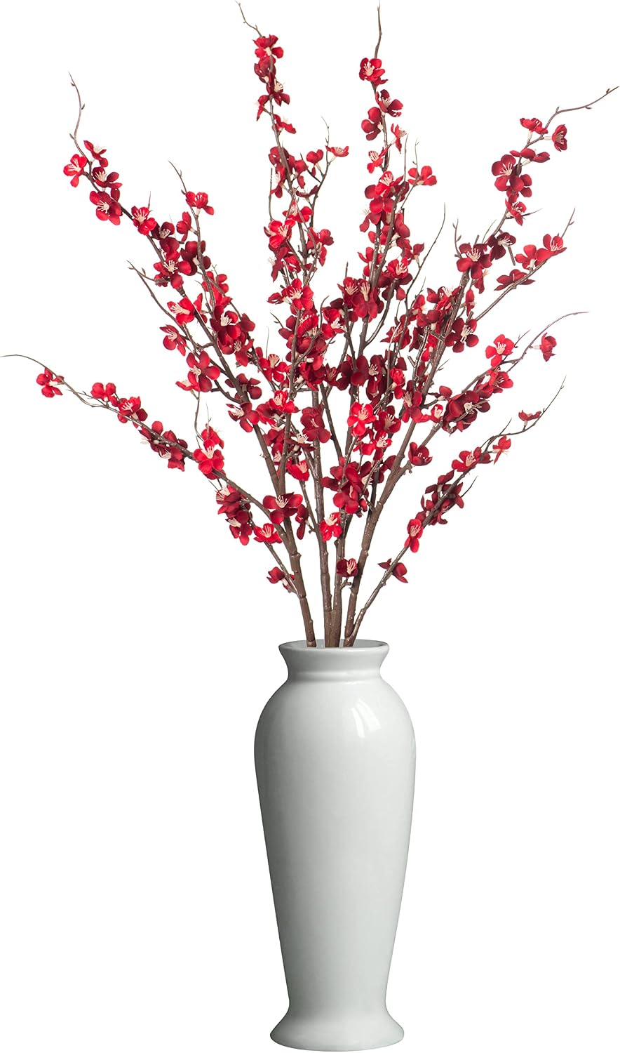 4Pcs Cherry Blossom Branches Artificial Flowers for Spring Summer Indoor Deco...