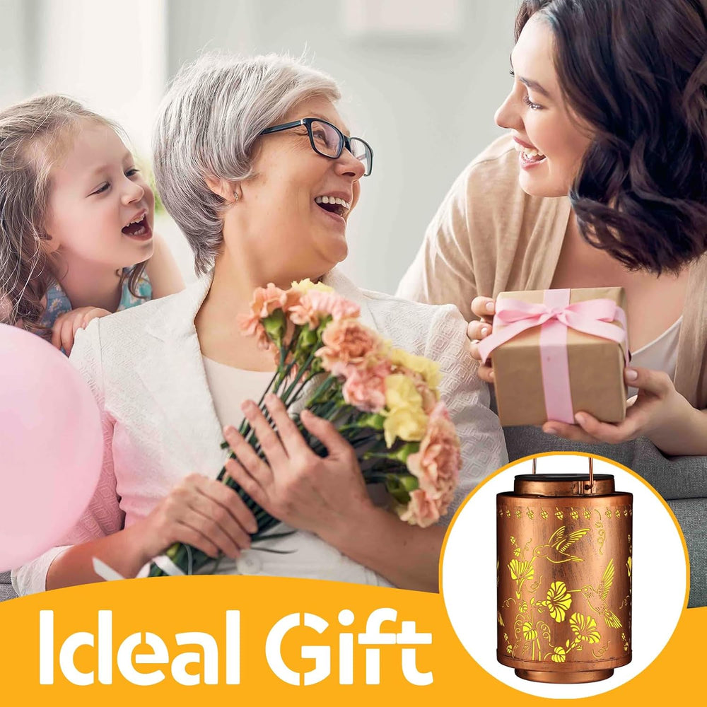 Solar Lantern Outdoor Waterproof Garden Decor Gifts for Women Mon