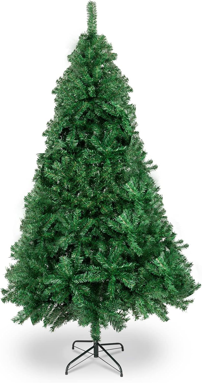 Bonnlo Upgraded Full 7 Feet Unlit Artificial Full 1100 Tips Branches Christma...