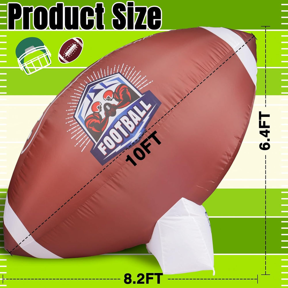 10FT Football Party Decorations - Outdoor Indoor Inflatable Decor Supplies