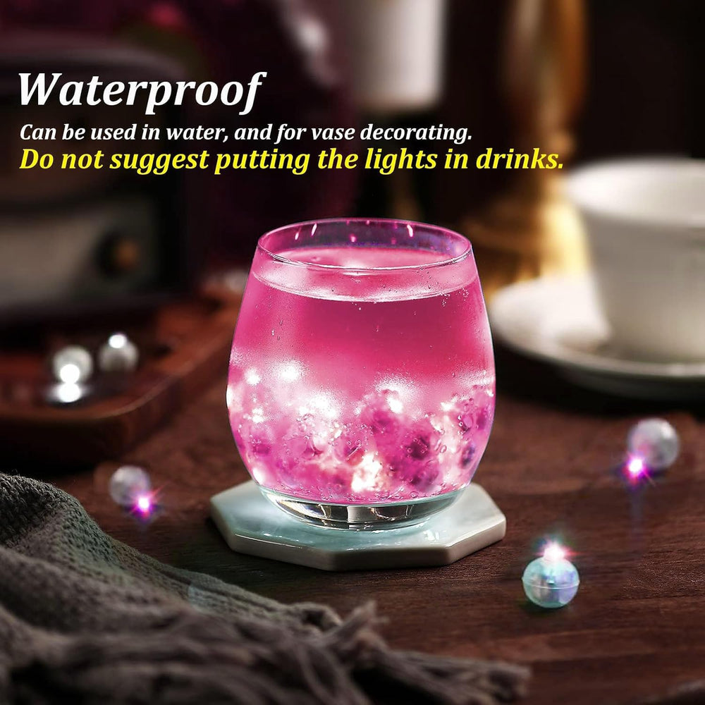 200pcs Pink LED Balloon Light, Mini Tiny Light Round Led Ball Lamp for Paper ...