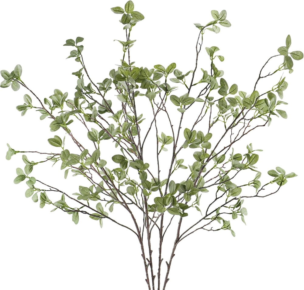 41” Artificial Greenery Stems, Long Fake Plant Twigs Faux Greenery Branches f...