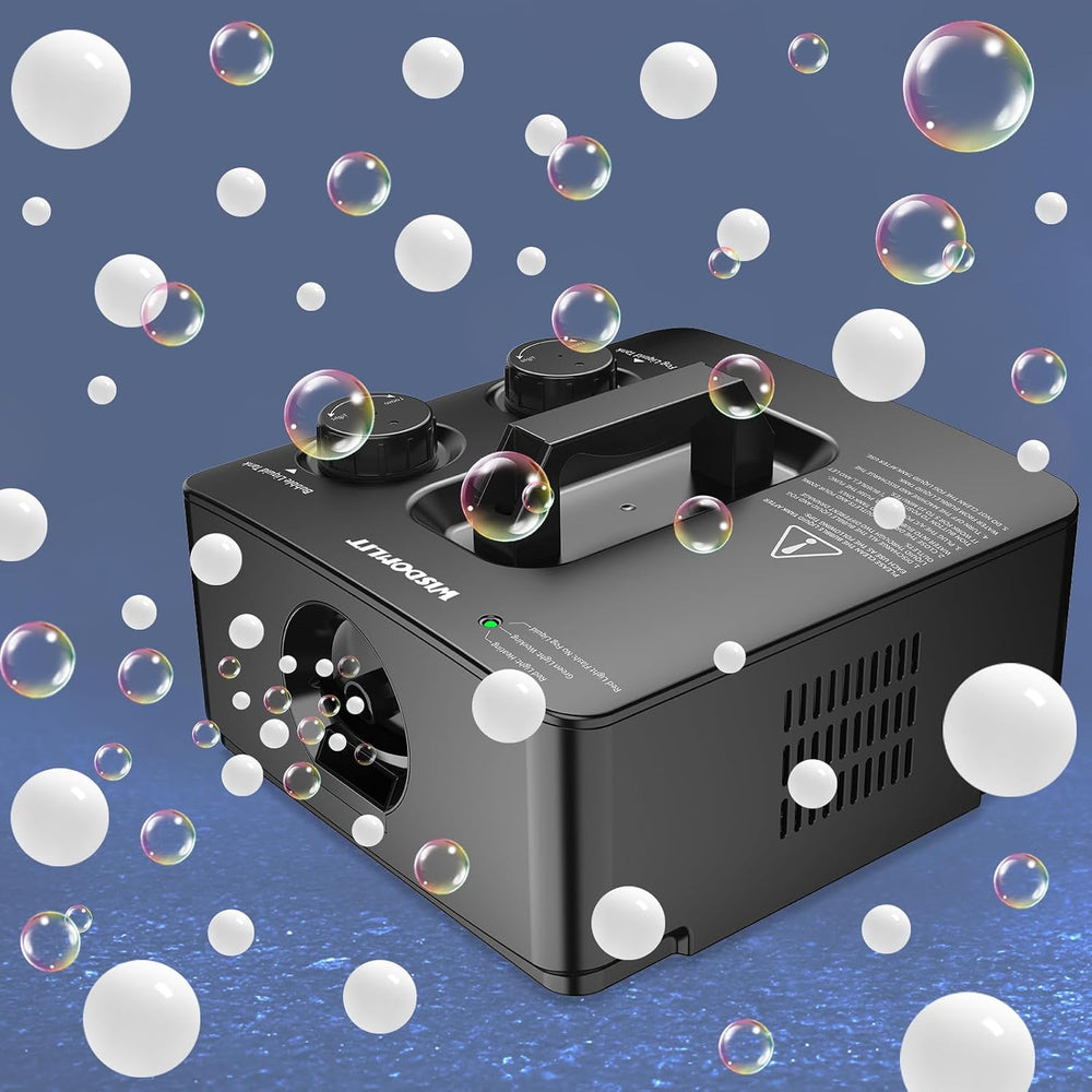 Fog Bubble Machine, 400W Smoke Bubble Blower, Smoke Bubble Maker