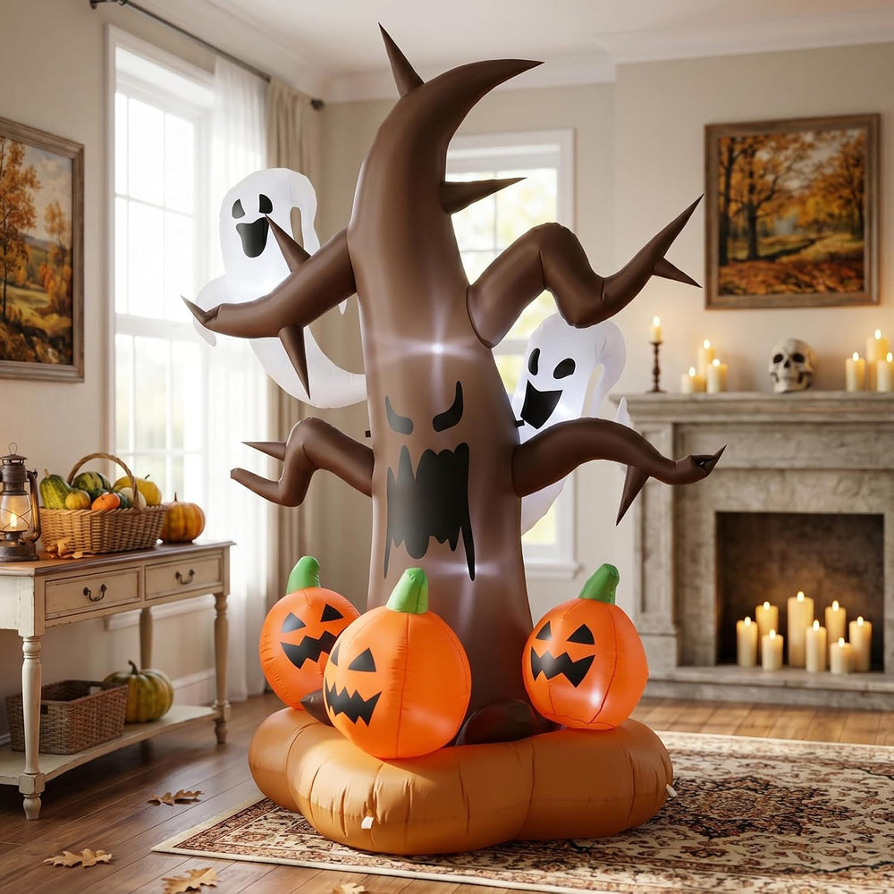 8ft Halloween Horror Tree Inflatable Decoration Outdoor