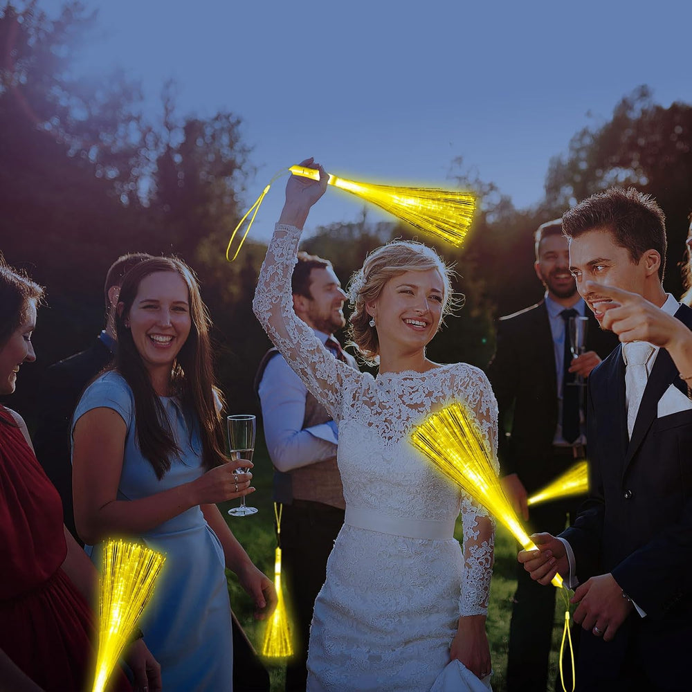 60 Pack Fiber Optic Wands,LED Light Up Wands with 3 Flashing Models,Glow in t...