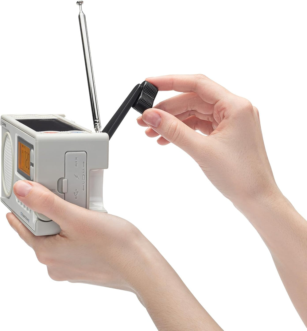 C. Crane CCRadio Solar with Bluetooth Receiving, Emergency Crank NOAA Weather...