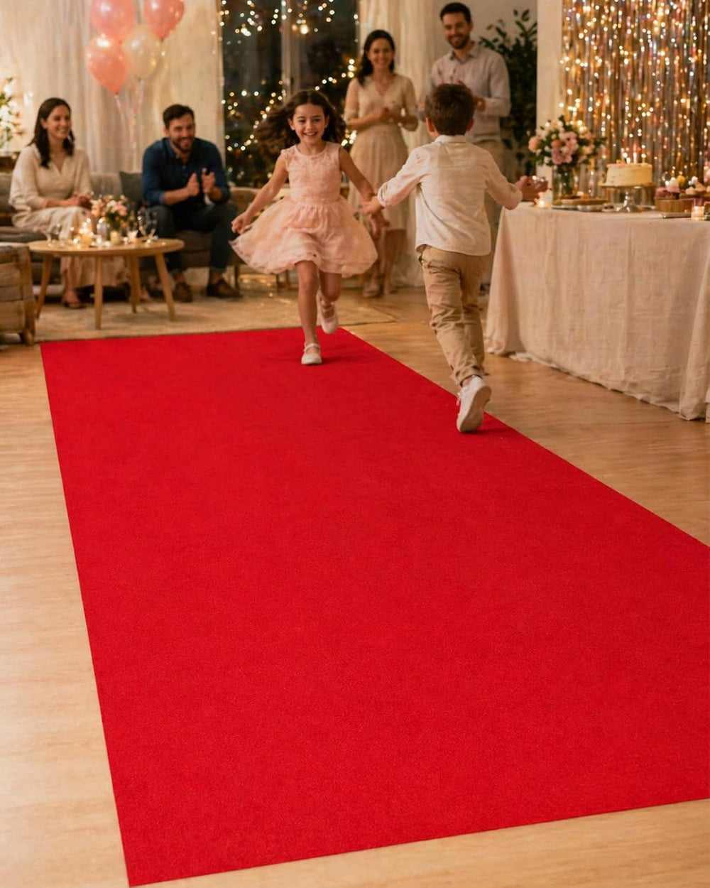 Red Carpet Runner 4x30 ft, Heavy Duty 450 GSM Thick Wedding Aisle Runner, No ...