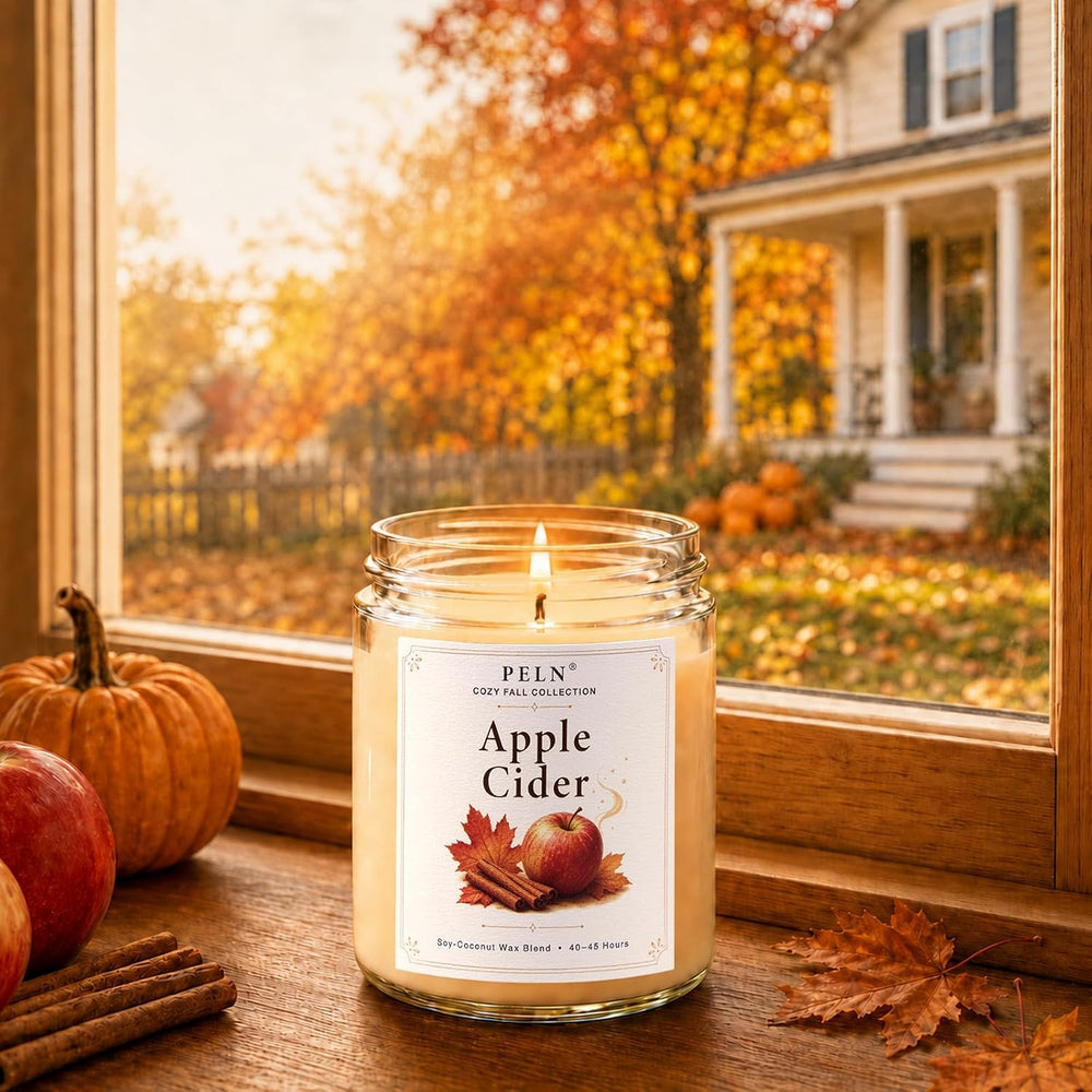 Fall Candles, 6 Pack Fall Scented Candles for Home, Autumn Gift Set