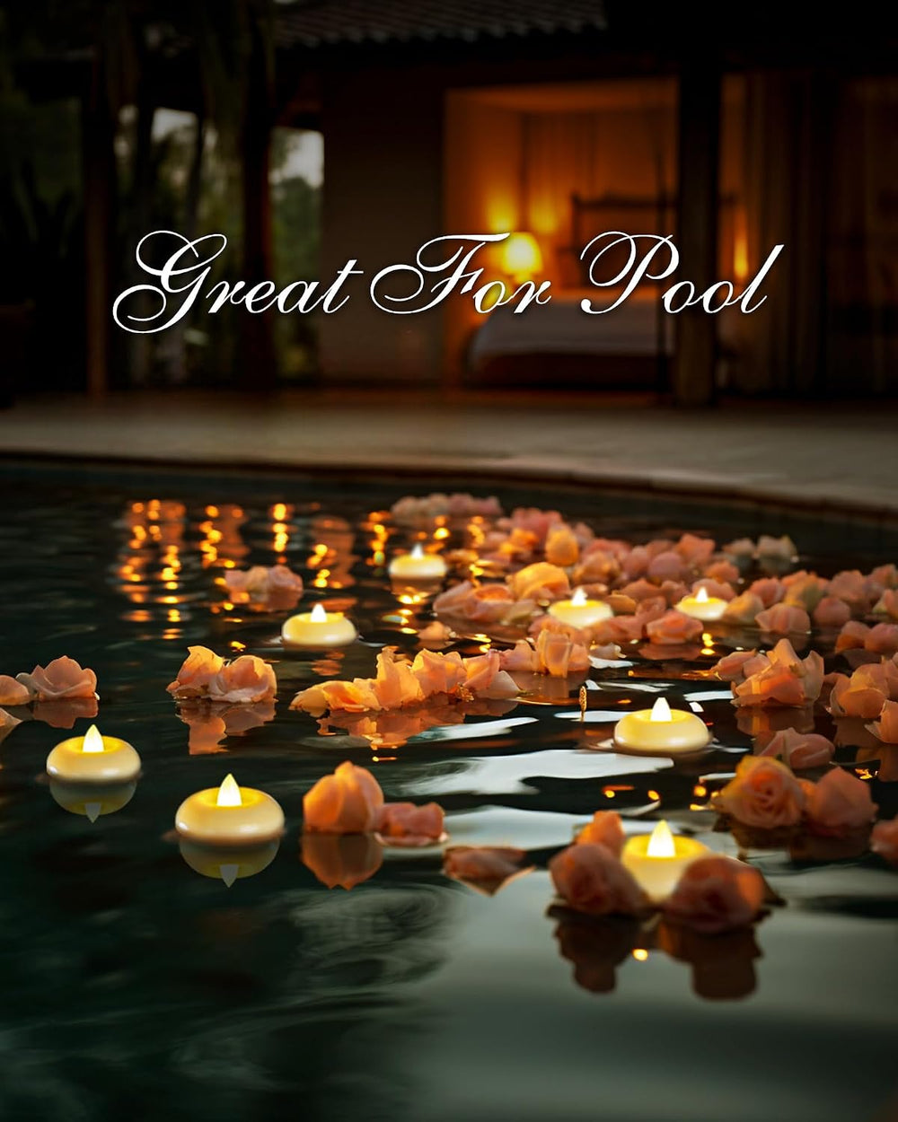 Homemory 48 Pack 2” Flameless Led Floating Candles, 200 Hour Battery Operated...