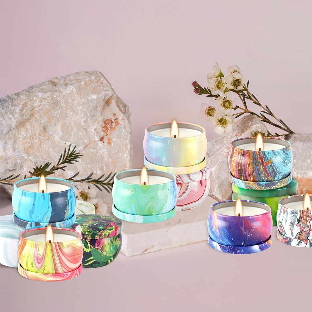 YOROXRG 36 Pack Scented Candles,Soy Wax Travel Tin Jar Candles,Aromatherapy C...