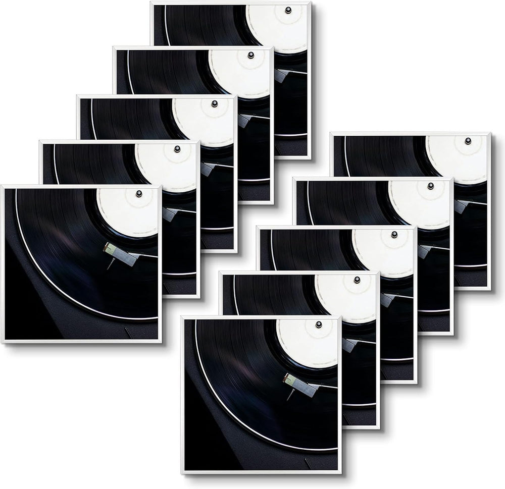 Golden State Art 12.5x12.5 Silver Aluminum Album Frame 10 Pack