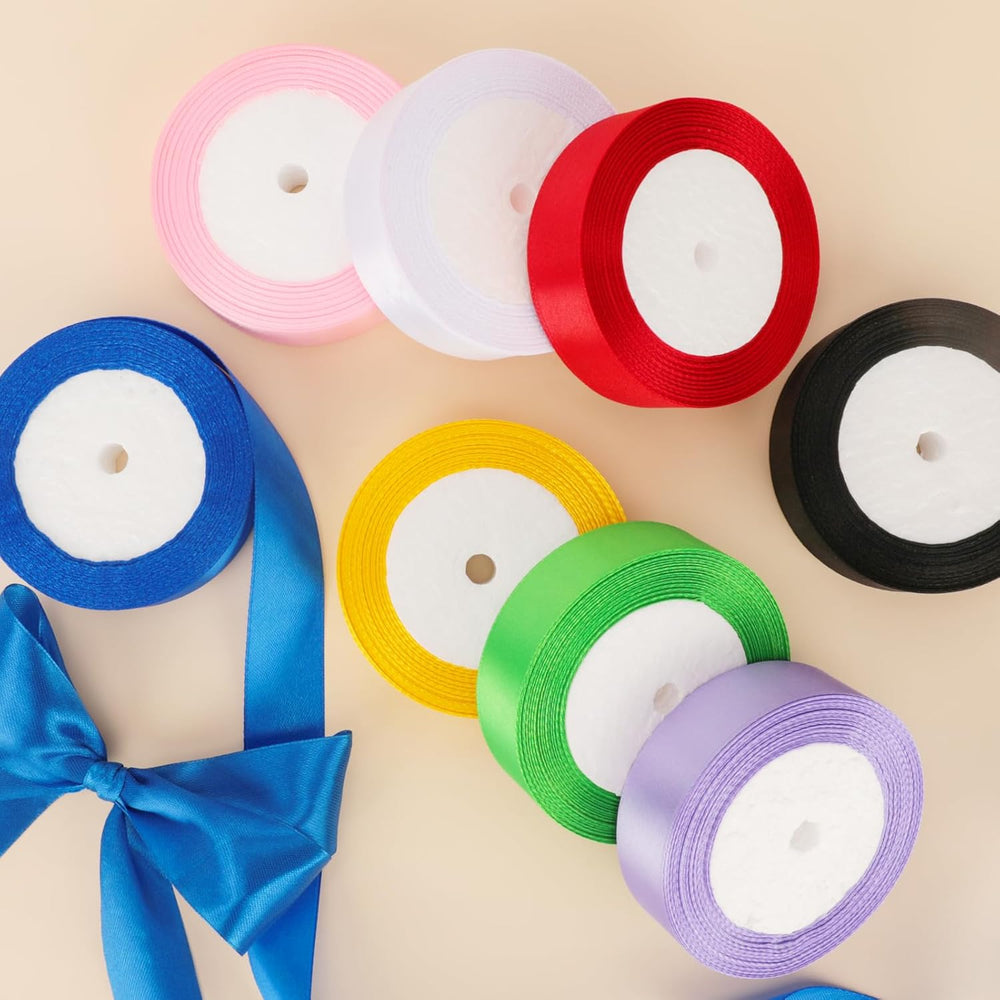 800 Yards Ribbon,1 Inch Satin Ribbon,32 Colors